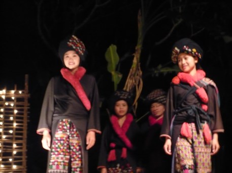 Fashion show in Luang Prabang