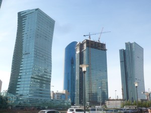 Buildings in Astana, the Kazakh capital