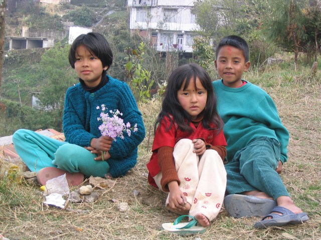 Children in Darjeeling.