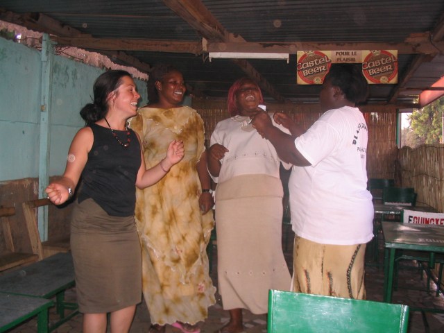 Good times - dancing in Ouagadougou, Burkina Faso