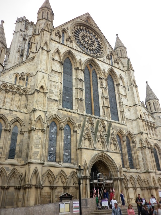 The facade of the York Minster