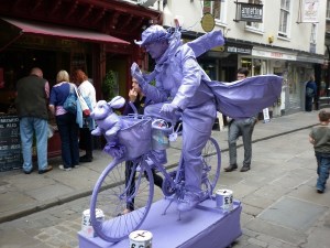Ahh street performers. Profound, huh?
