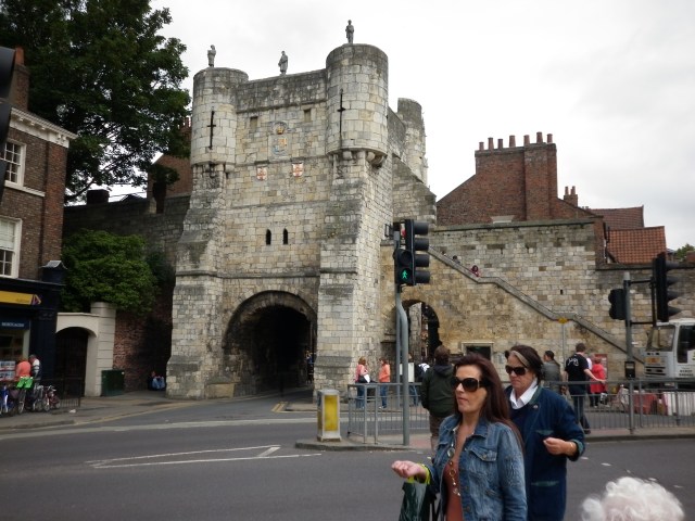 The giant gates are also a feature of York.