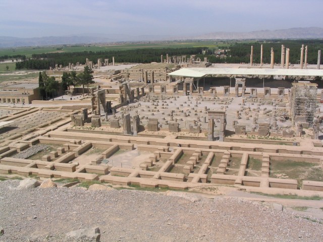 The ruins of Persepolis