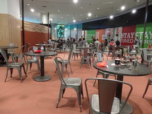 Public tables and seating