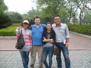 New friends, briefly.