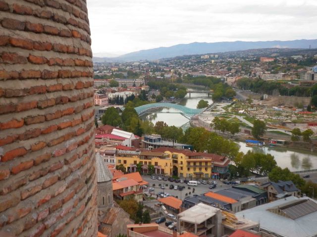 Views of Tbilisi from the hill