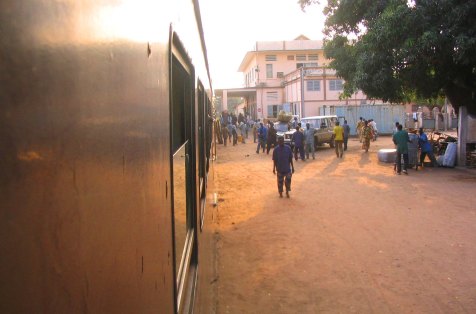 Train at Cotonou Station.