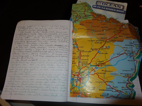 Fold out maps are a good idea.