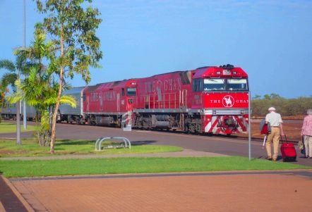 Two diesel engines pulling proudly and strong! 