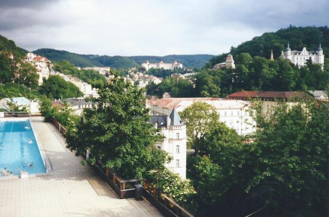 Pool at a spa at Kalory Vary