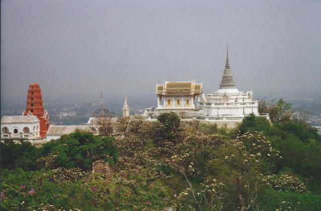 Temple atop the hill at Phetchaburi