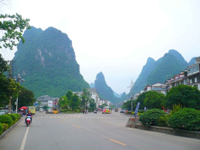 Yangshuo the town is also pretty stunning