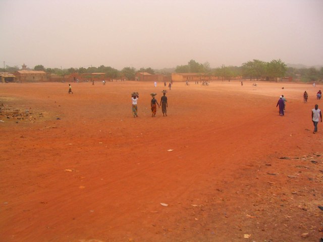 The red Earth of Burkina Faso