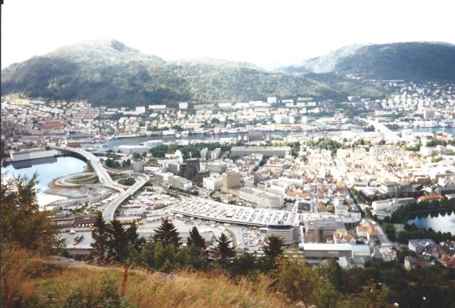 The beautiful city of Bergen.