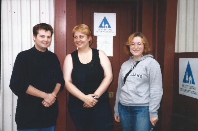 Friends at the hostel.