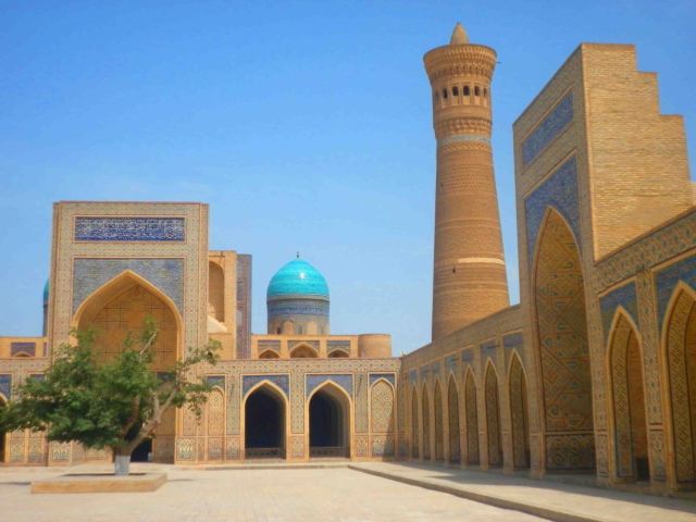 A medressa in Bukhara.