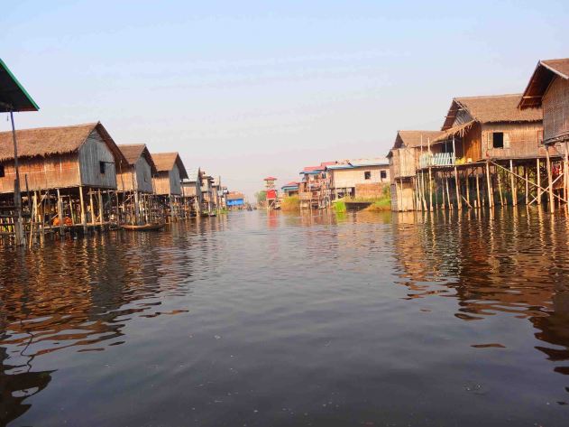 The village life. On water.