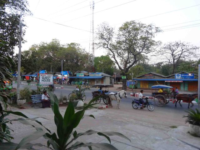 View from outside the guesthouse.