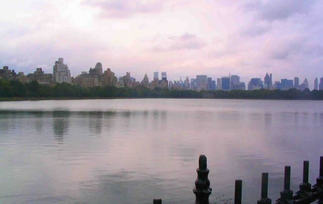 Manhattan across Central Park.