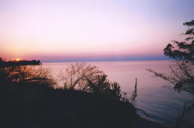 Sunset over Lake Ontario