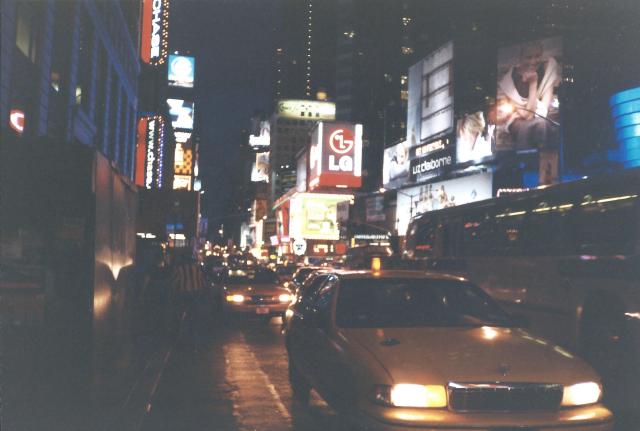 Times Square at night