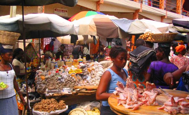 Lome market.
