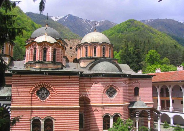 Rila Monastery domes
