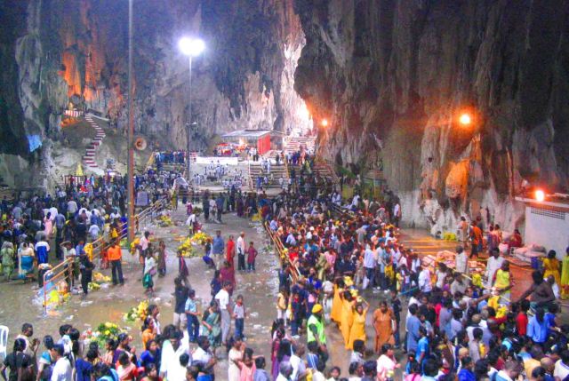 Thaipusam at the Batu Caves near KL.
