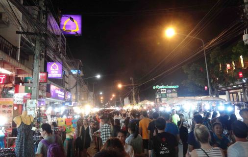 The night market rocking as always!