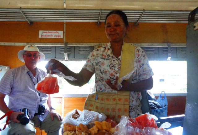Buy your snacks on the train!