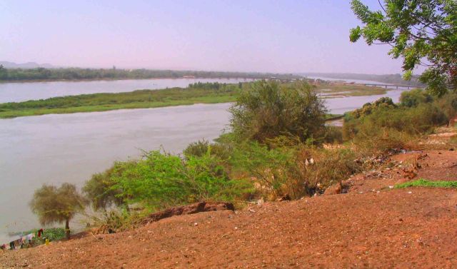 The Niger River in Niamey.