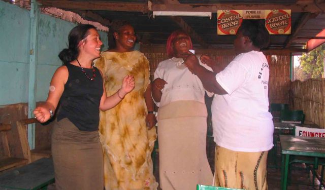 Party time in Ouagadougou. 