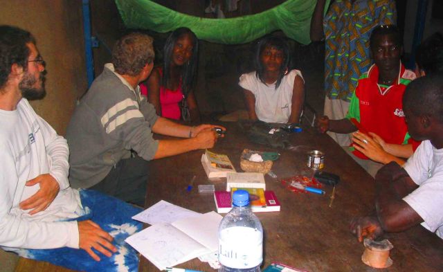 Gang at the hostel I stayed at in Ouagadougou. 