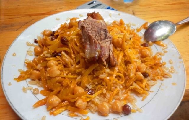 A plate of plov!
