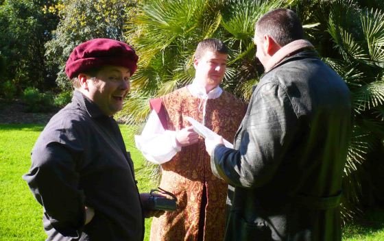 Hi-jinks in the Botanical Gardens. 