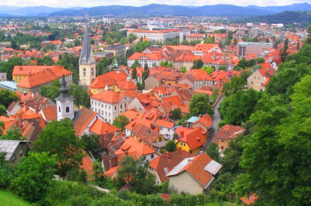 Ljubljana from above.