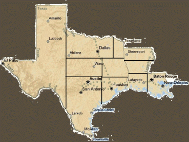 louisian and texas