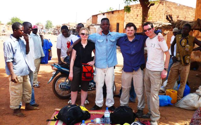 Paul, myself, Catherine from Ireland and our guide after agreements were reached, Ouhigouyah.