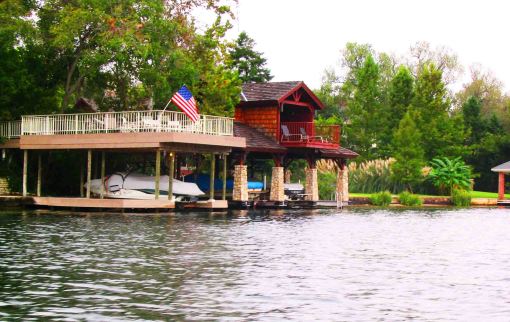 On a river near Austin.
