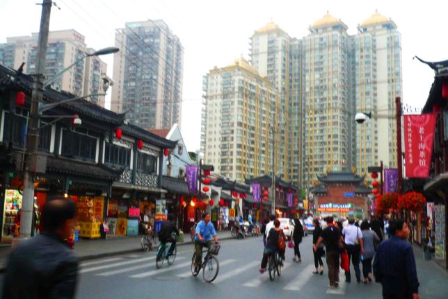 Shanghai old and new.