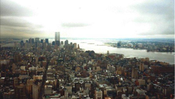 New York City from the Empire State Building, 1999.