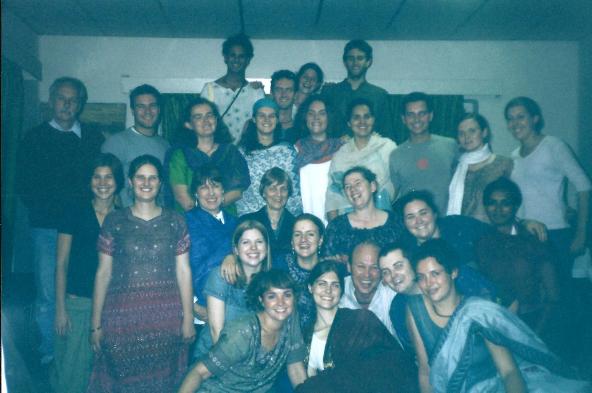 The whole university group on the last night.