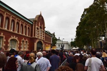 The line to the festival as I arrived.