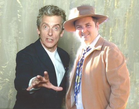 I felt so bad about how fat I look next to Peter Capaldi, I replaced myself with a picture from 2007.