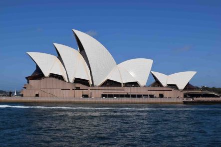 Sydney Opera House from the ferry.