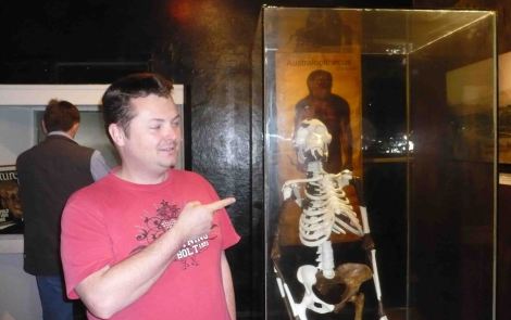 Hijinks in the museum.