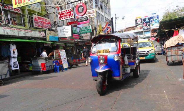 A tuk-tuk in Bangkok.