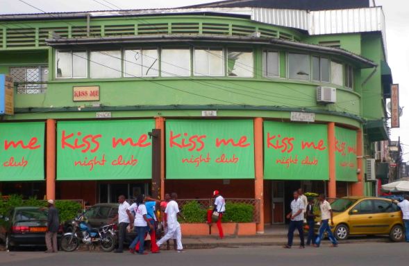 Kiss Me Night Club. Looked a bit dubious to me!