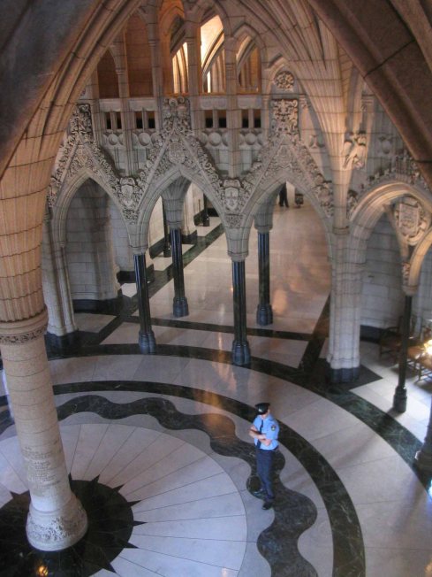 Inside the parliament